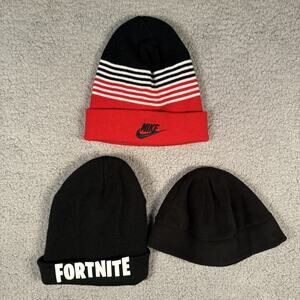 Fortnite Beanie Caps Lot 3 Kids Youth Adult OSFA Multicolor